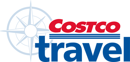 Image of Costco Travel logo.